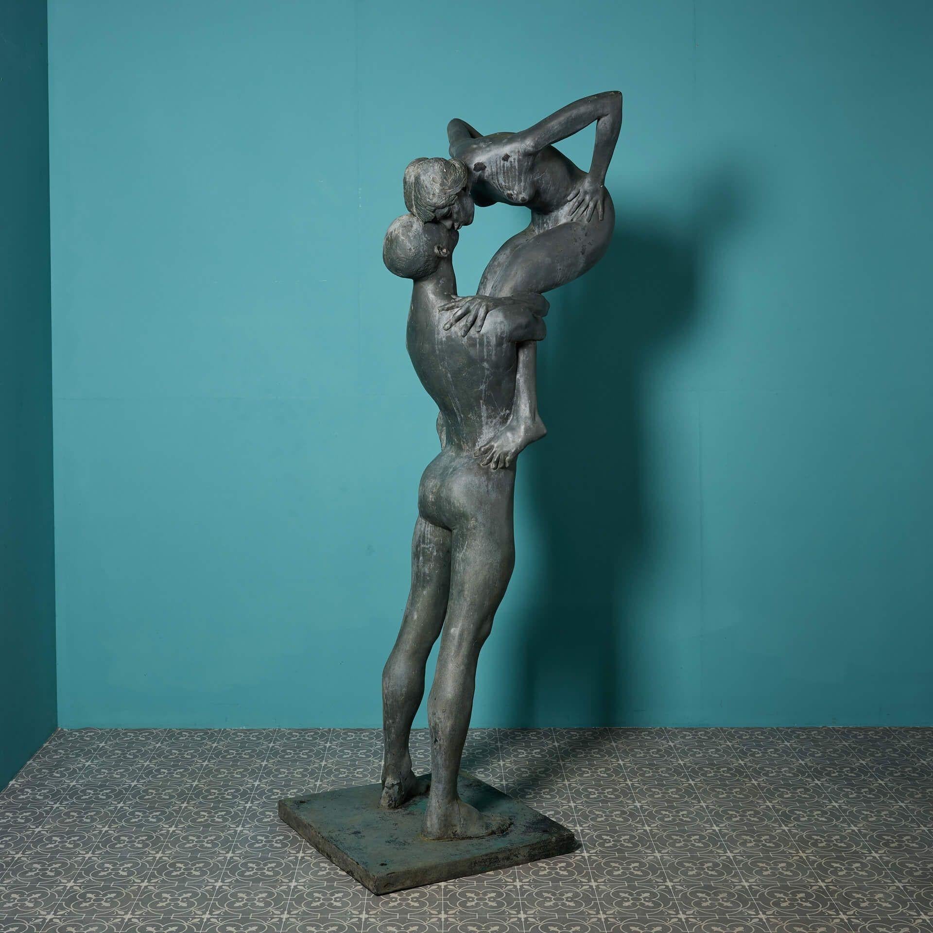Large Maquette Sculpture of ‘Close Affection’ by John W. Mills en vente 2