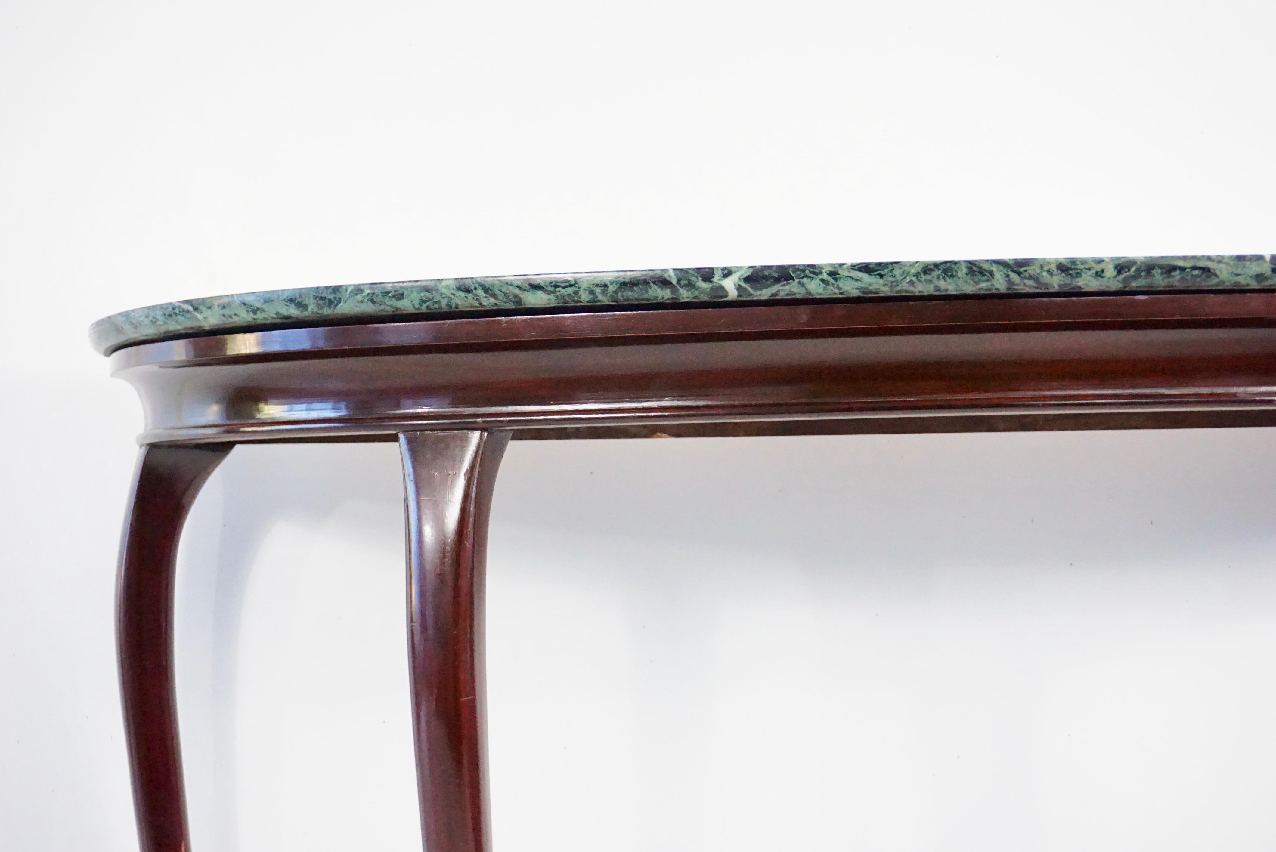 Large marble and wood  Console Table by Guglielmo Ulrich, 1940 3