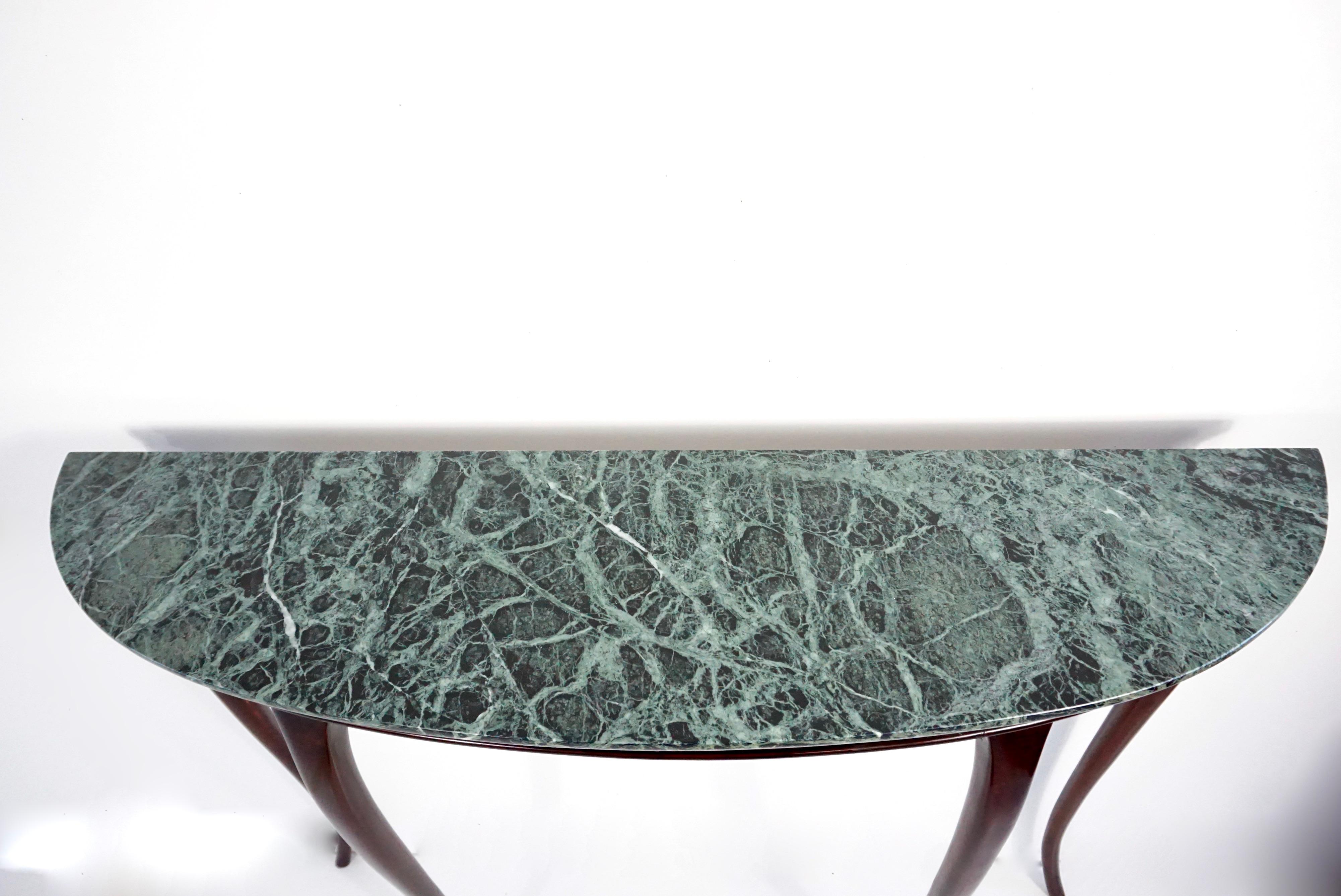 Large marble and wood  Console Table by Guglielmo Ulrich, 1940 6