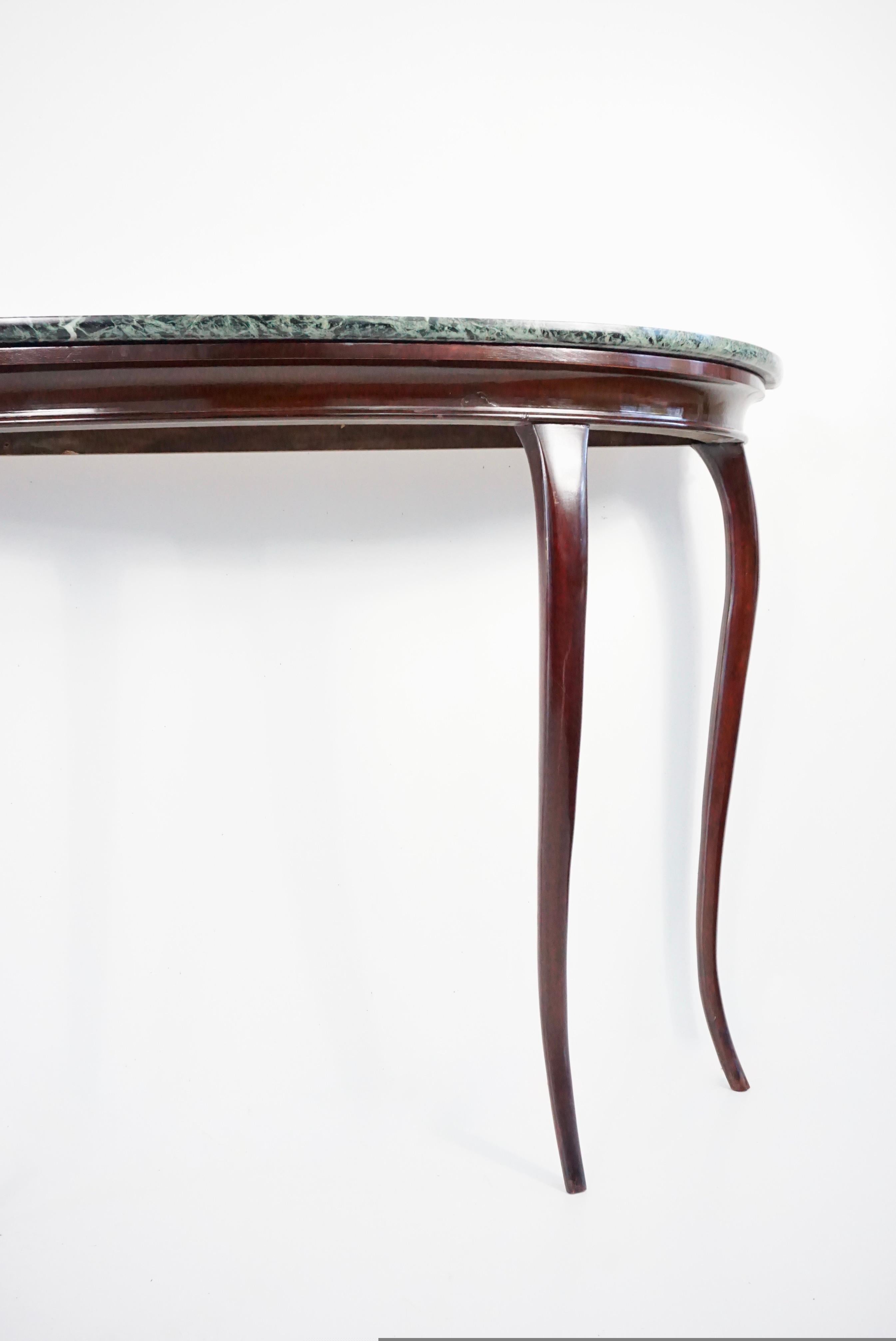 Large marble and wood  Console Table by Guglielmo Ulrich, 1940 1