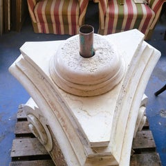 Large Marble Basin, 173cm High, 17th Century