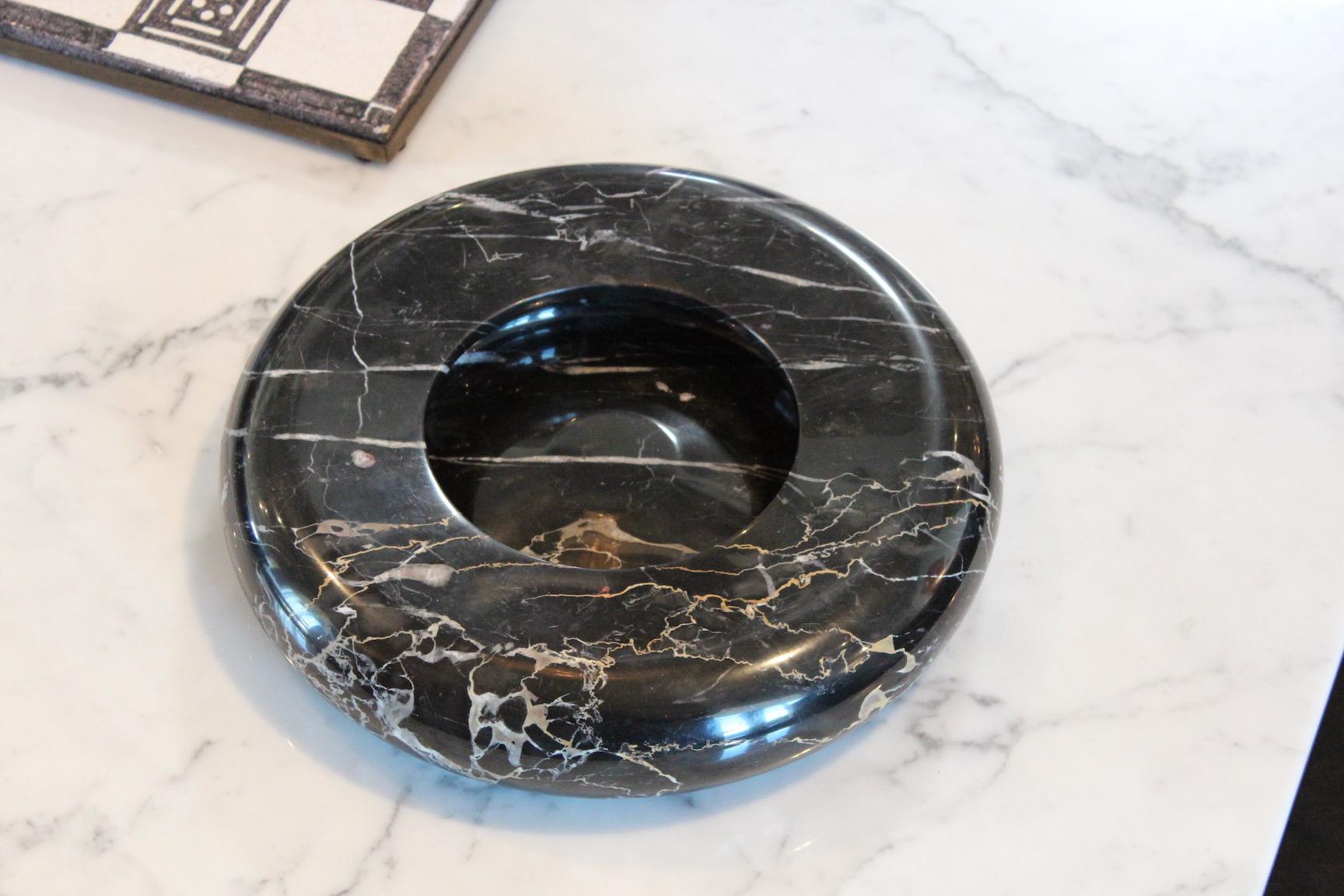 Large Marble Bowl by Sergio Asti for Up & Up In Good Condition In Dallas, TX