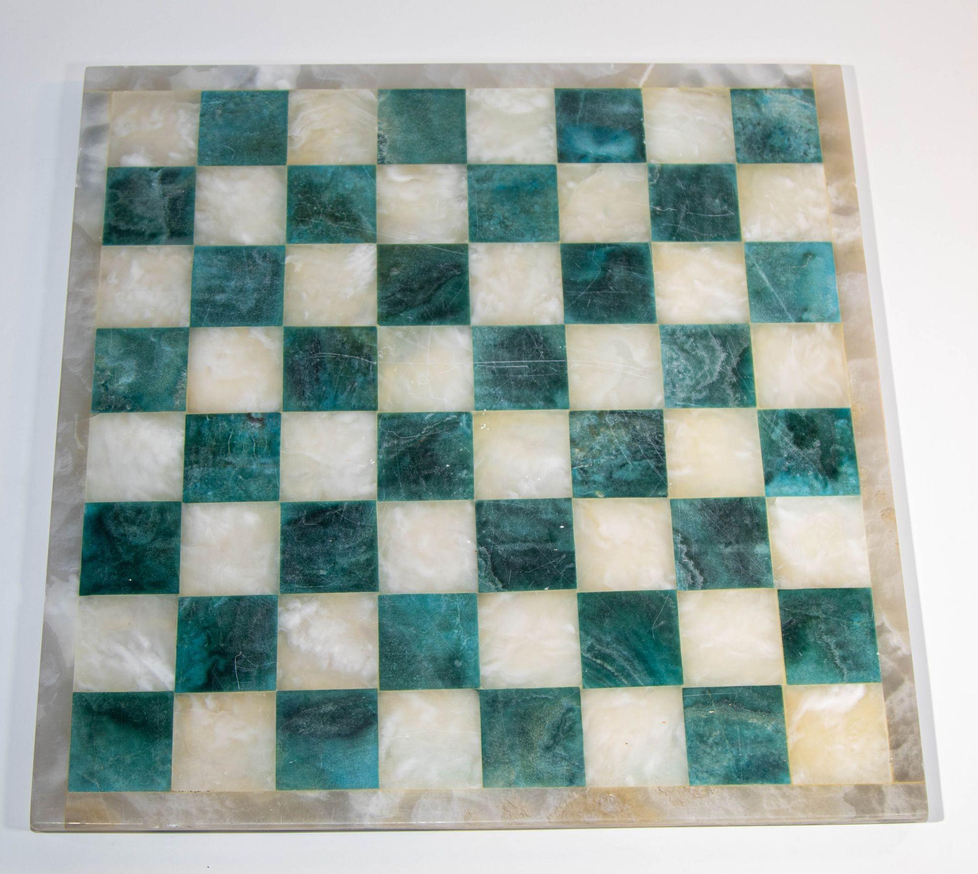 emerald chess set