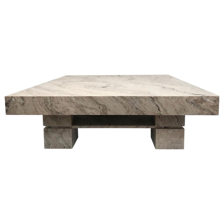Large Marble Coffee Table at 1stDibs extra large square coffee table