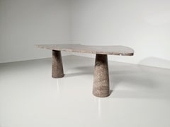 Large Marble Eros Desk by Angelo Mangiarotti for Skipper, Italy, 1970s