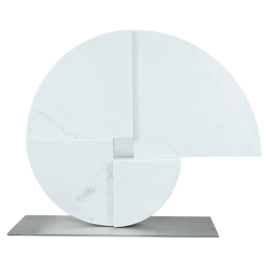 Large Marble Sculpture by Angelo Mangiarotti for Skipper, Italy, 1980s