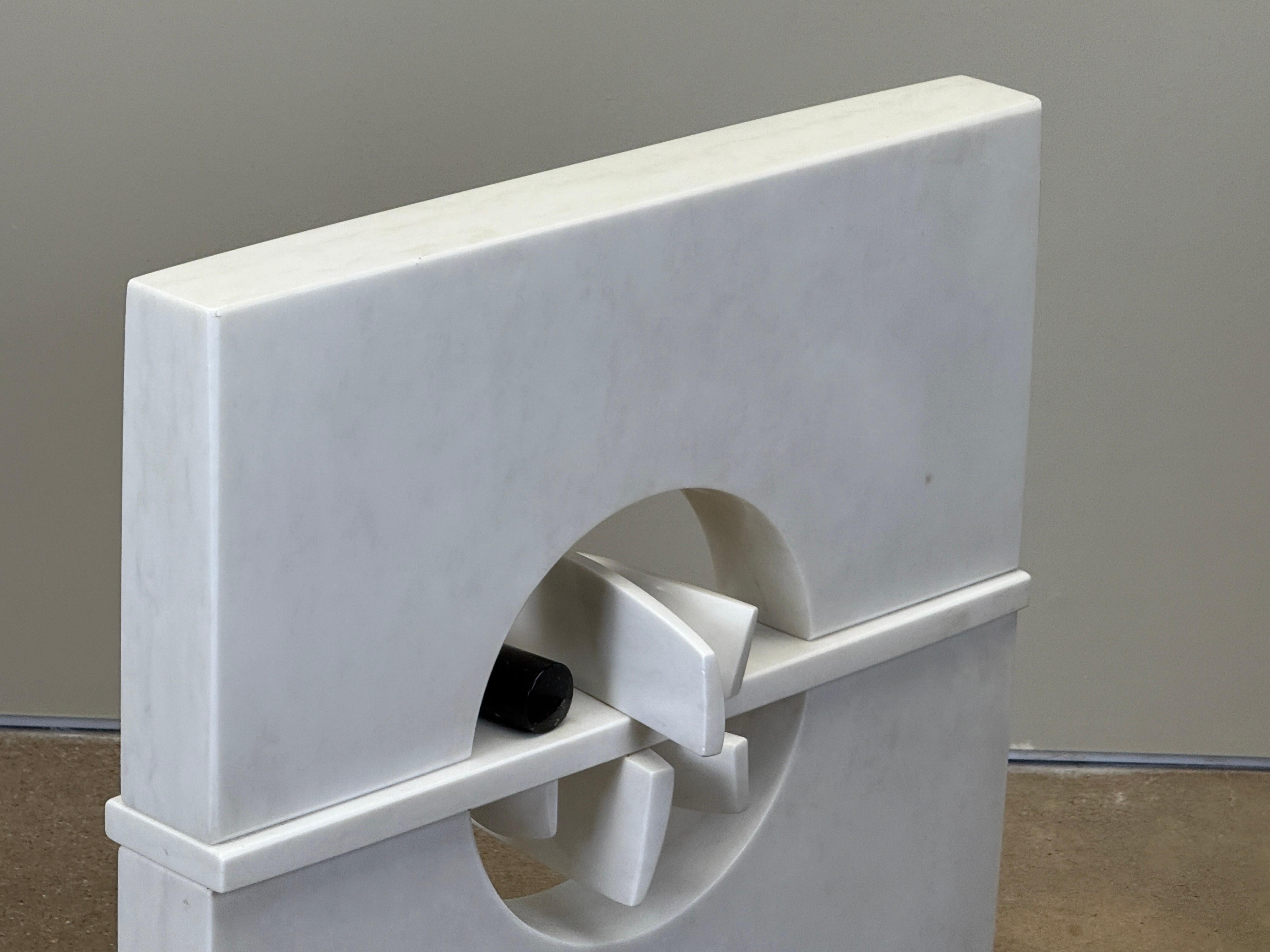 Large Marble Sculpture by Ben Goo, 1970's For Sale 6