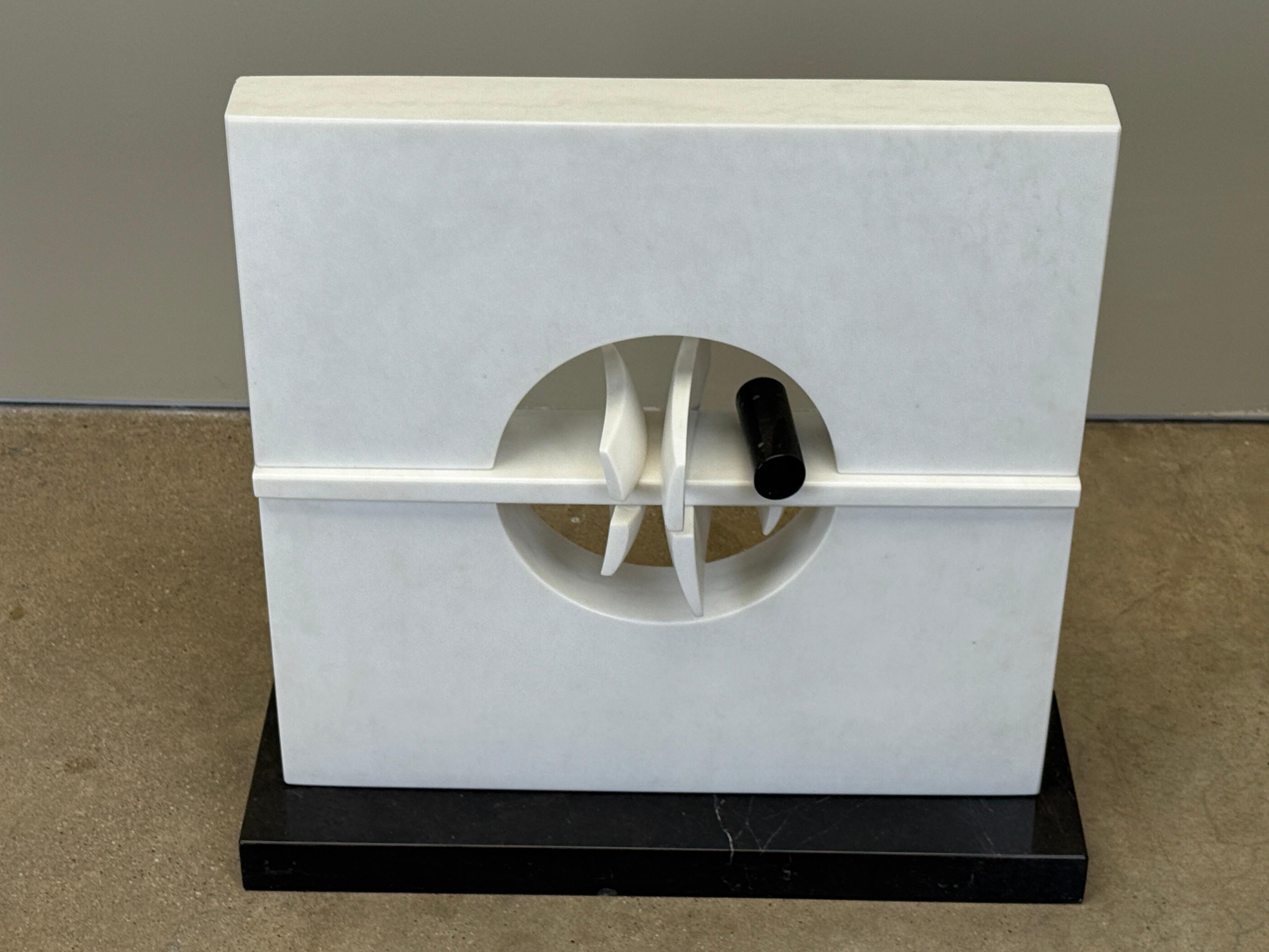 Large Marble Sculpture by Ben Goo, 1970's For Sale 11