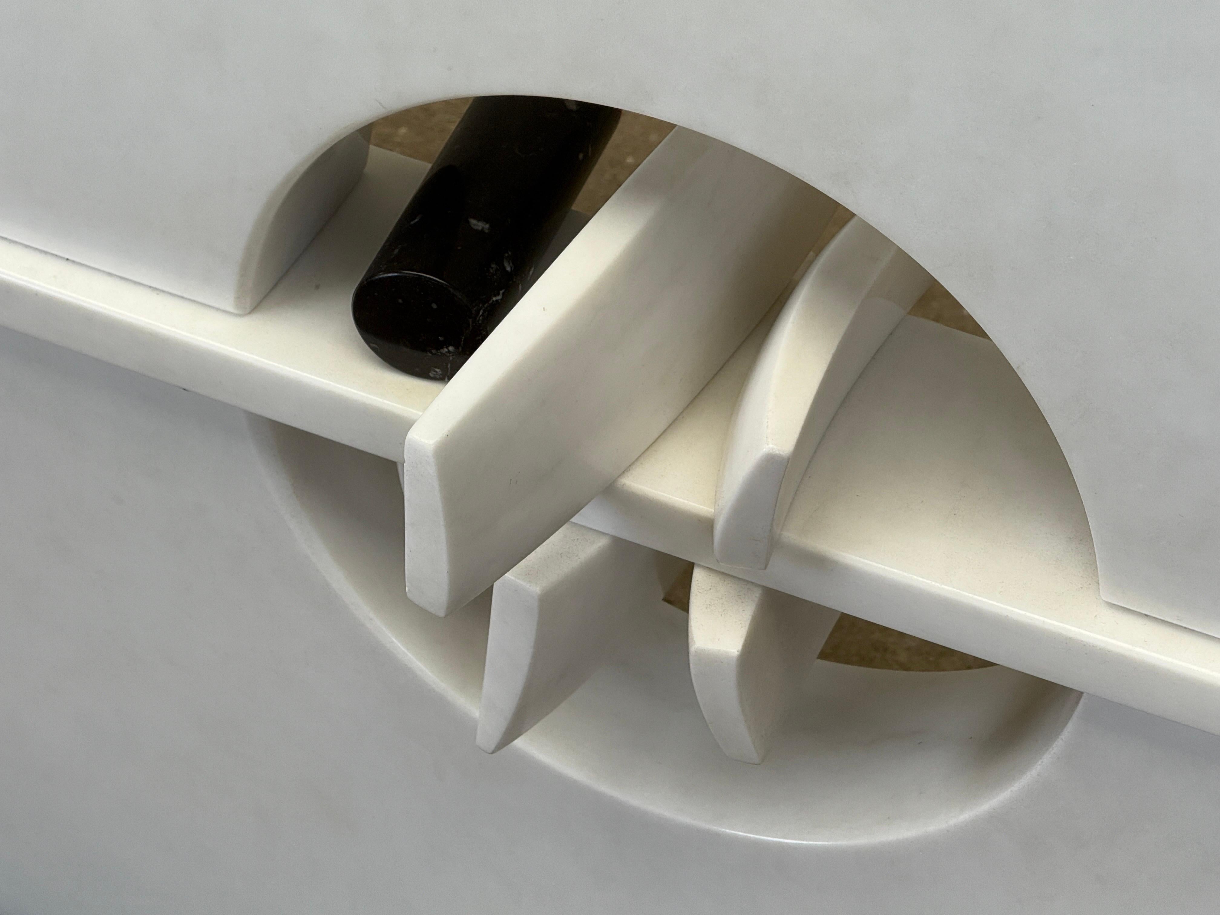 Large Marble Sculpture by Ben Goo, 1970's For Sale 2