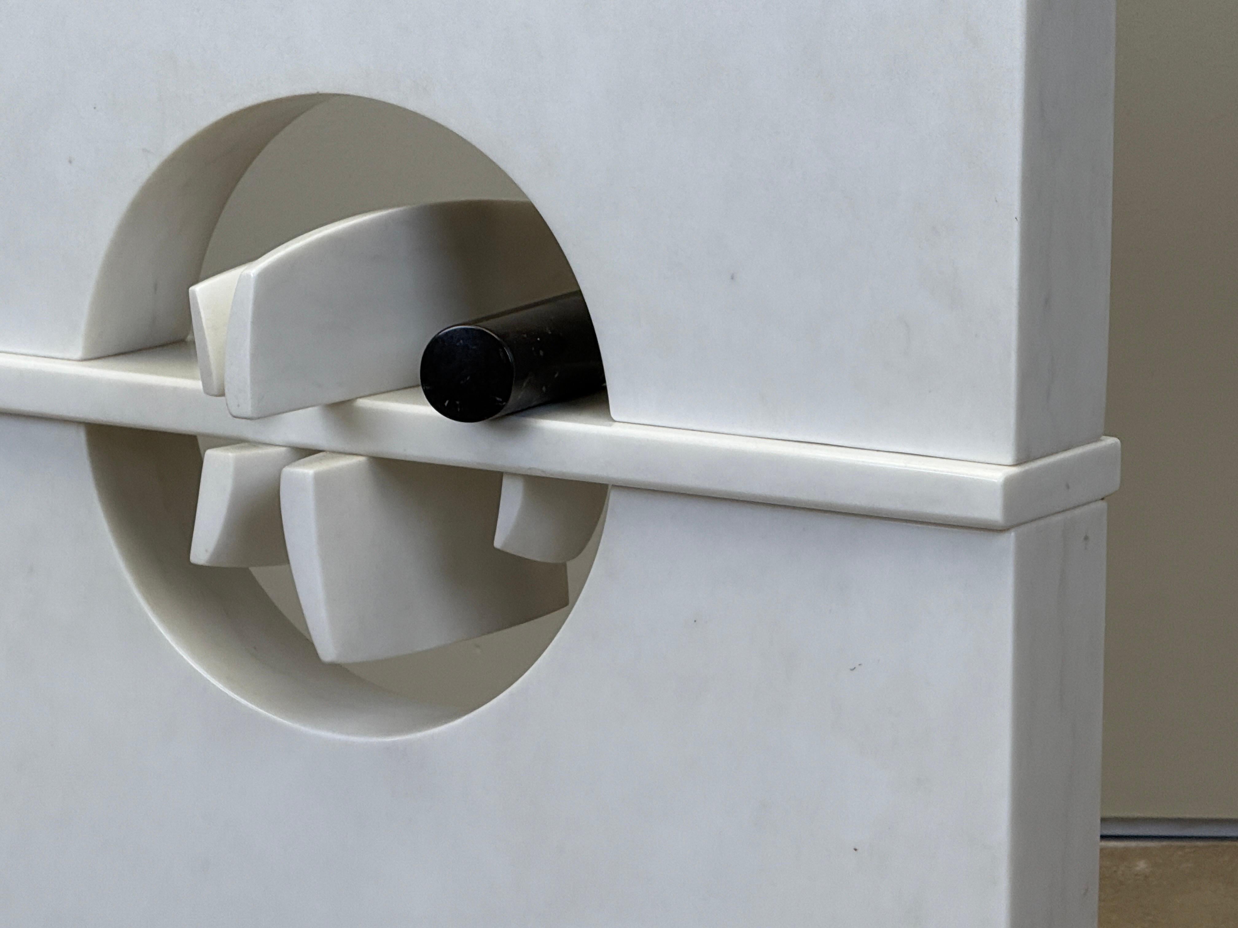 Large Marble Sculpture by Ben Goo, 1970's For Sale 5