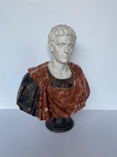 Large Marble Specimen Bust of Julius Caesar