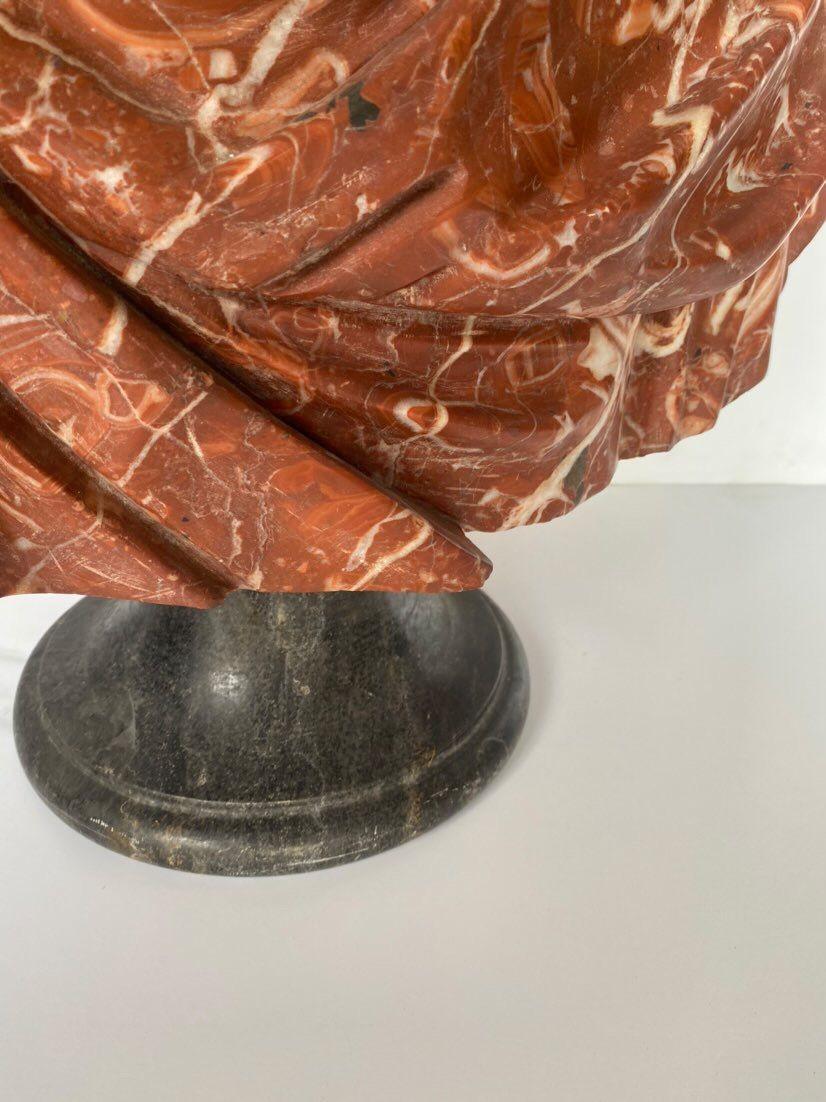 Large Marble Specimen Bust of Julius Caesar For Sale 3