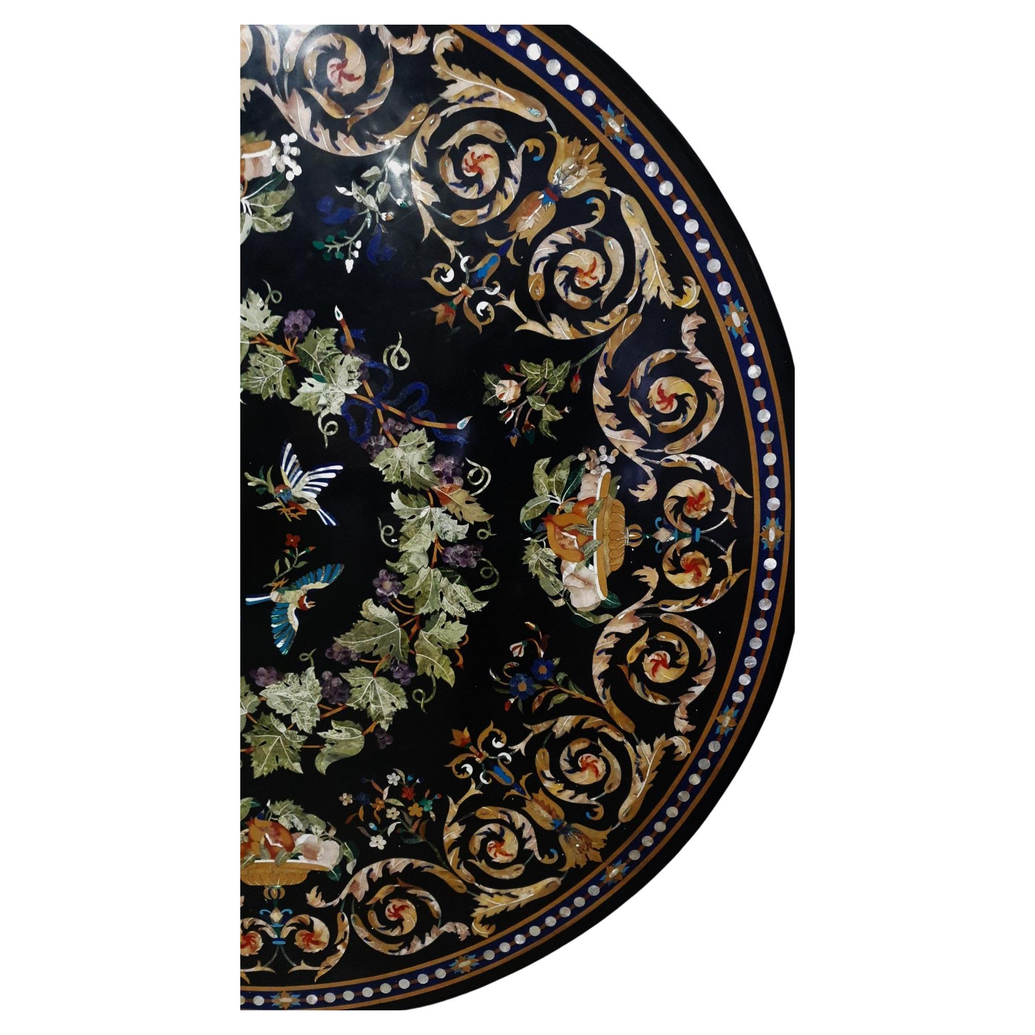 Precious Stone Large marble top 180cm For Sale