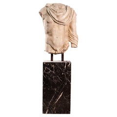 Großer Torso aus Marmor, 130 cm