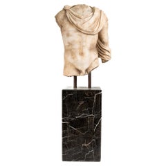 Large marble torso sculpture, 131 cm high