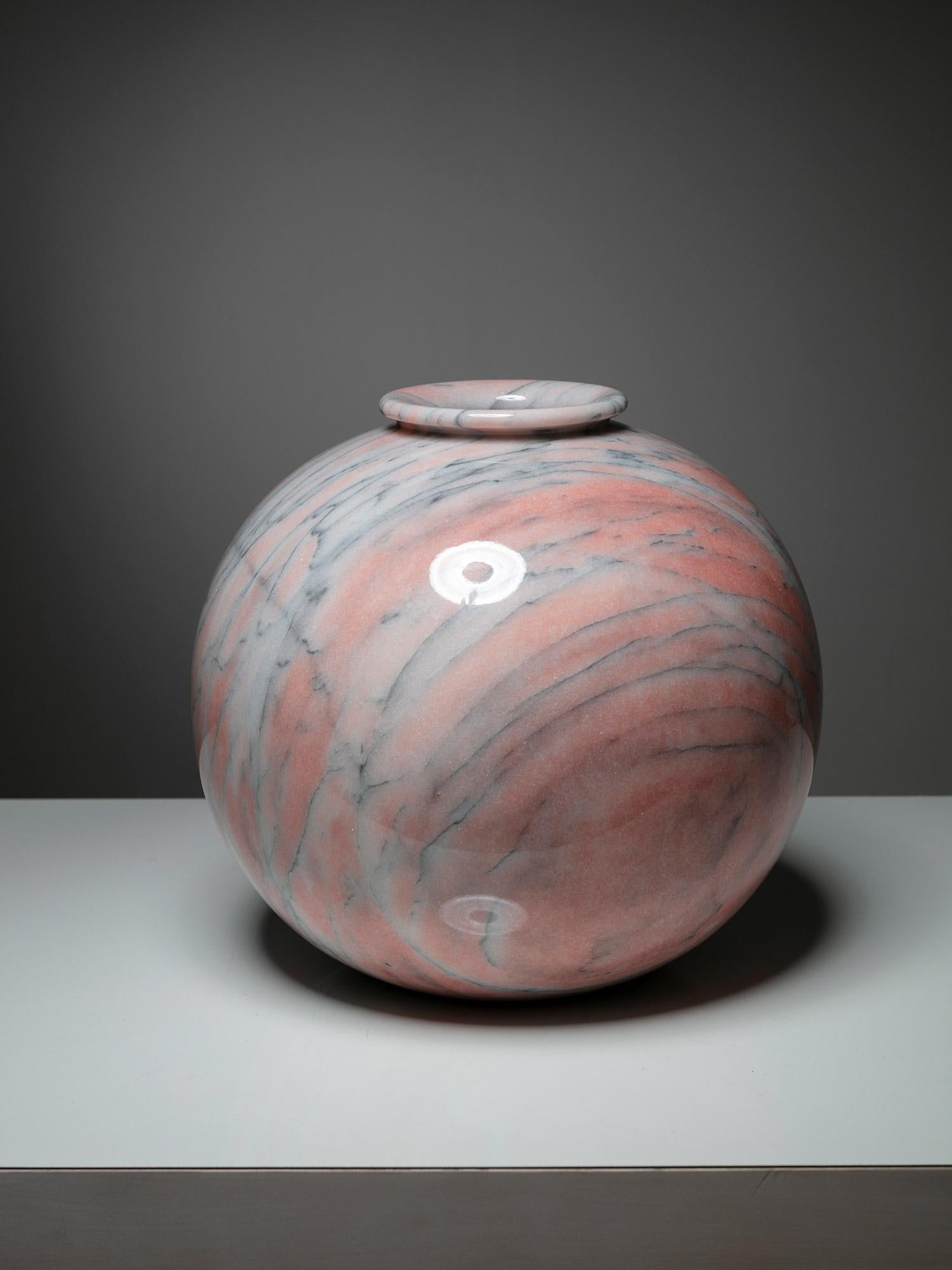 Italian Large Marble Vase, Italy, 1960s For Sale