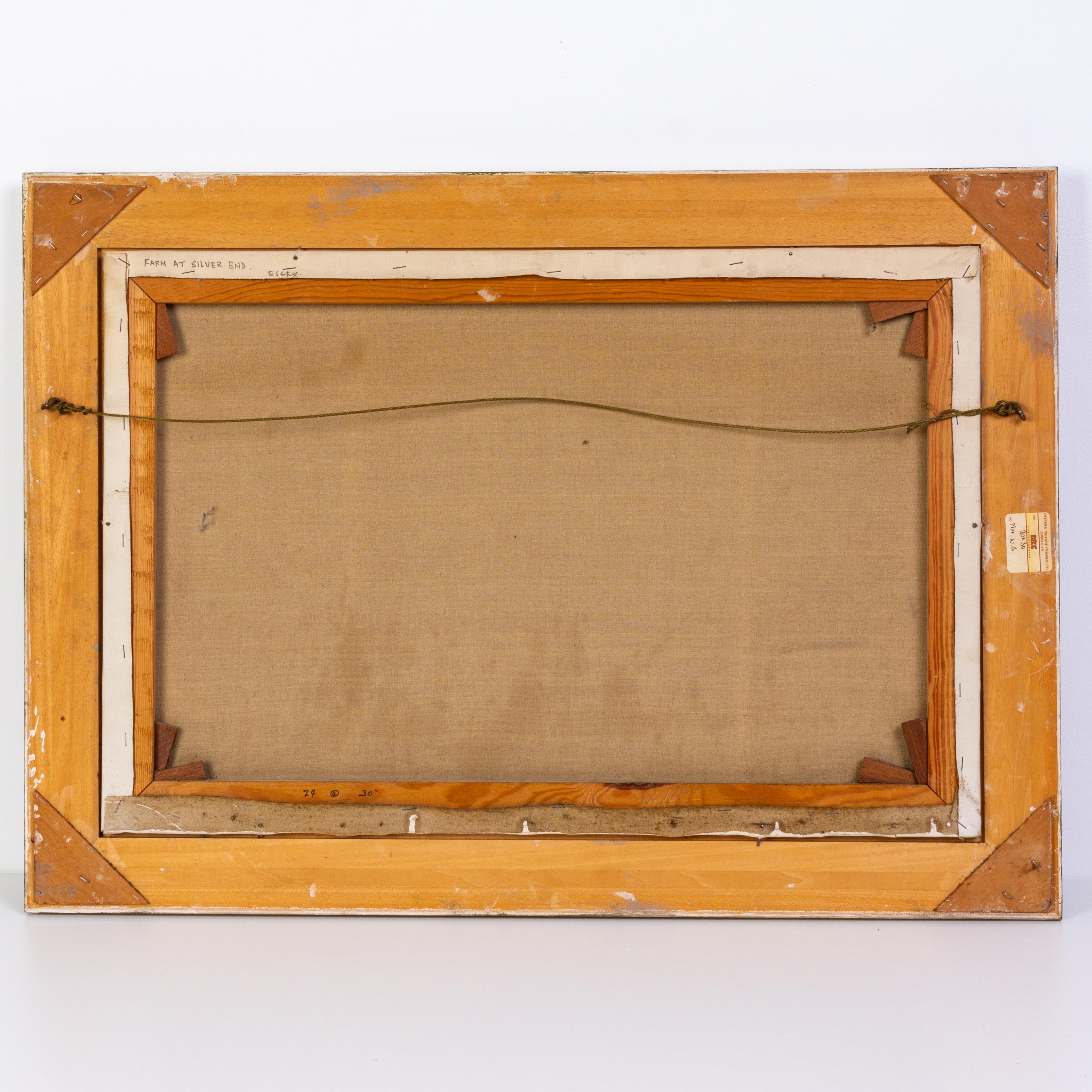 XX secolo Grande dipinto ad olio di Marcus Ford (Britannico 1914-1989) firmato Paesaggio innevato in vendita