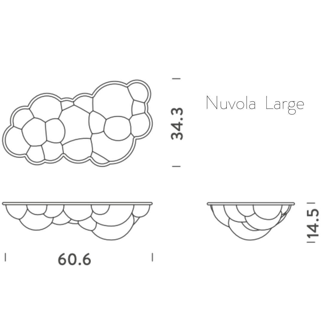 Grande applique ou plafonnier « Nuvola » de Mario Bellini pour Nemo  Neuf - En vente à Glendale, CA