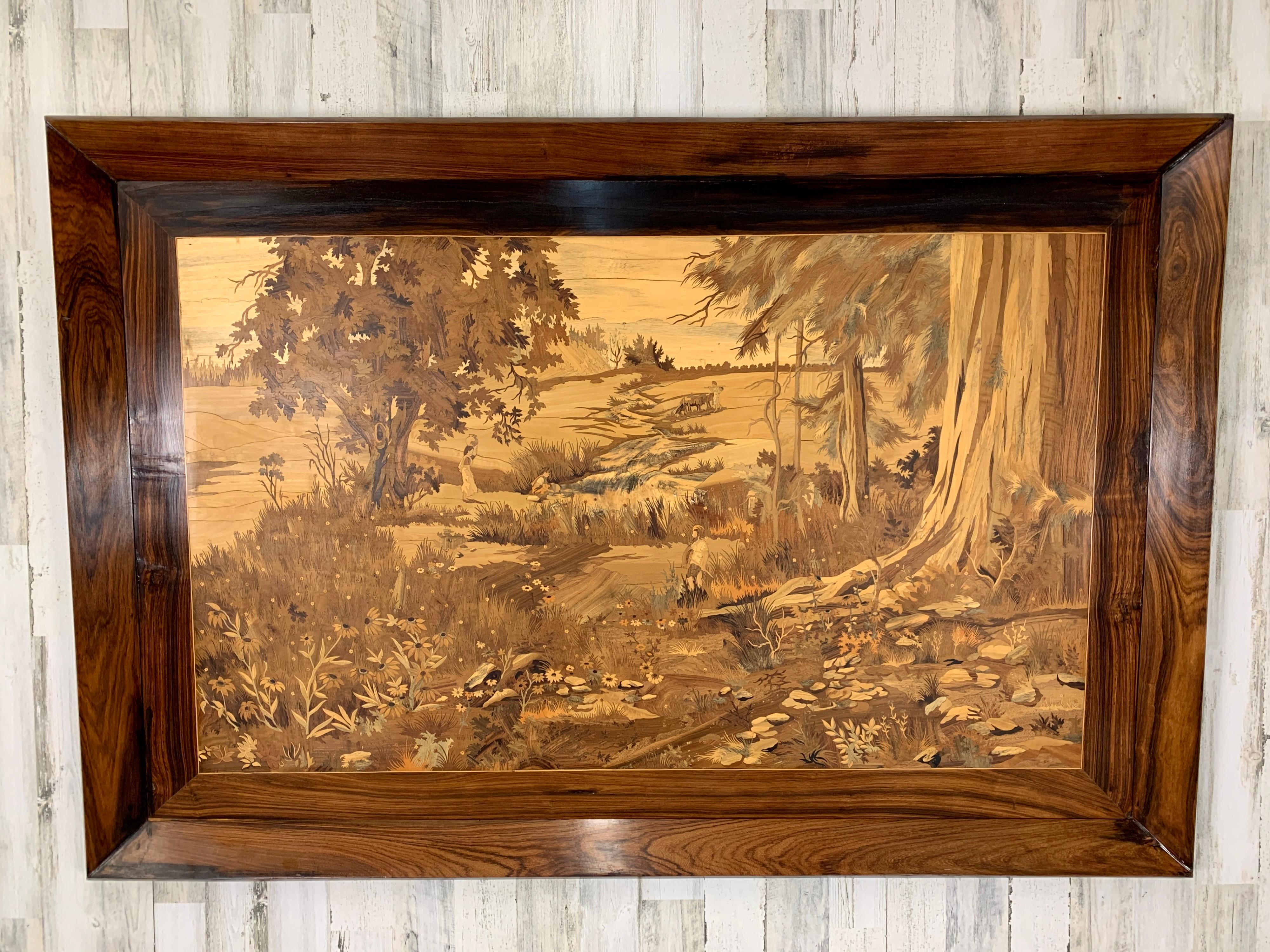 marquetry landscape