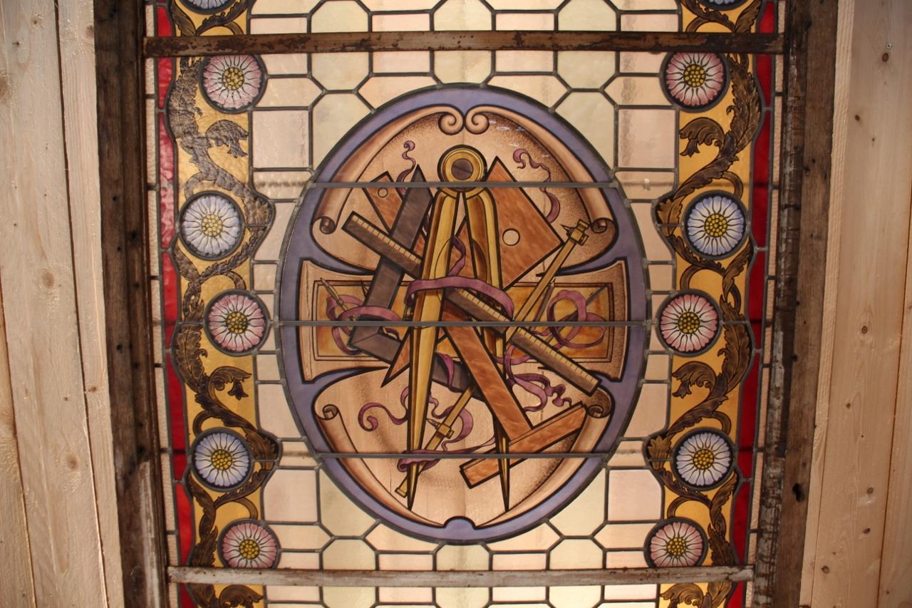 masonic stained glass windows for sale