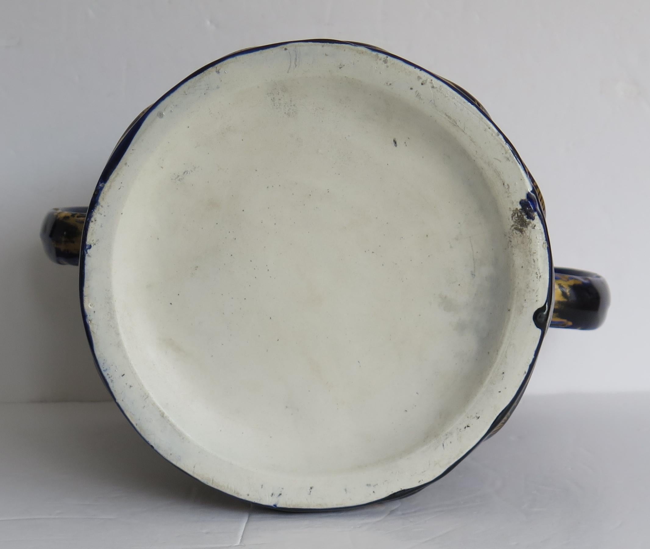 Large Masons Ironstone Wine Cooler all hand painted and very Rare, circa 1820 For Sale 5