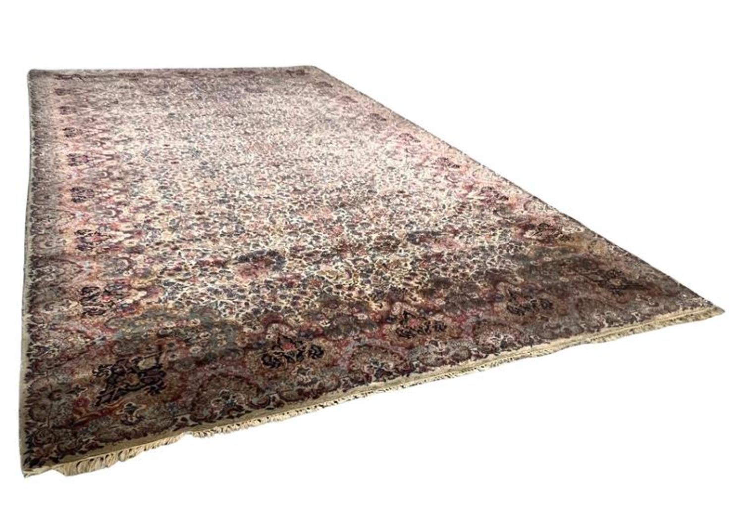 Mid-20th Century Large Masterpiece Rug by Karastan For Sale
