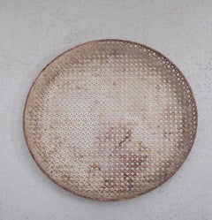 Grand plat ou assiette en métal de Mathieu Matégot, vers 1950