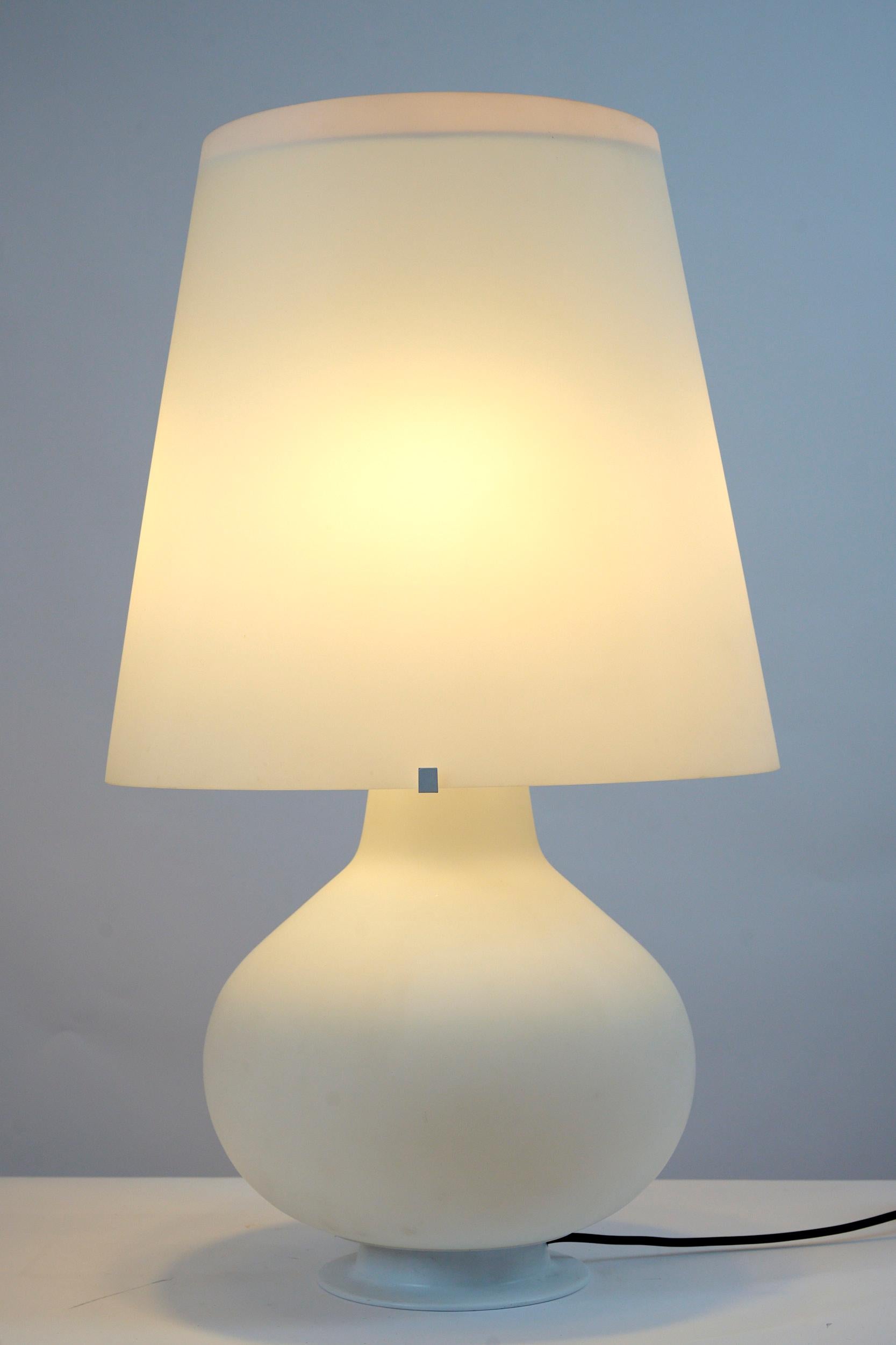 Large Max Ingrand Glass Table Light 1853 In Good Condition In London, GB