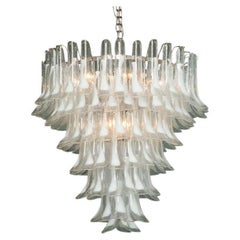 Large Mazzega Glass Chandelier