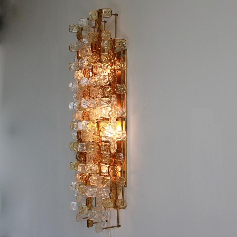 Large Mazzega Wall Sconce, 1970s In Good Condition In Berlin, Berlin