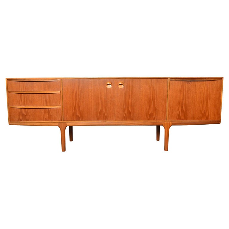 Large McIntosh Dunotter Mid Century Credenza in Teak For Sale at 1stDibs