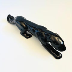 Large MCM Ceramic Black Panther