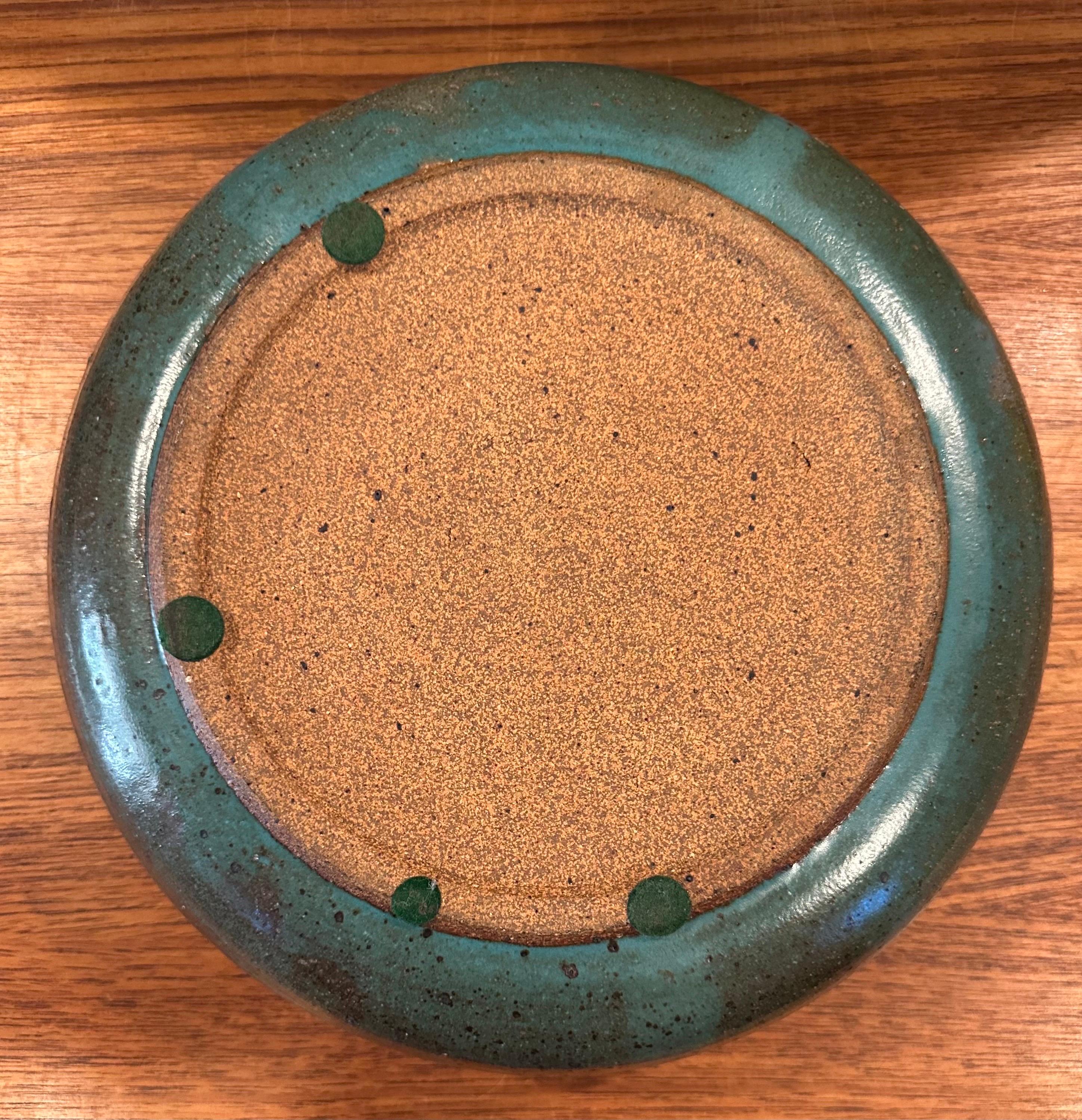 Large MCM Stoneware Bowl For Sale 2