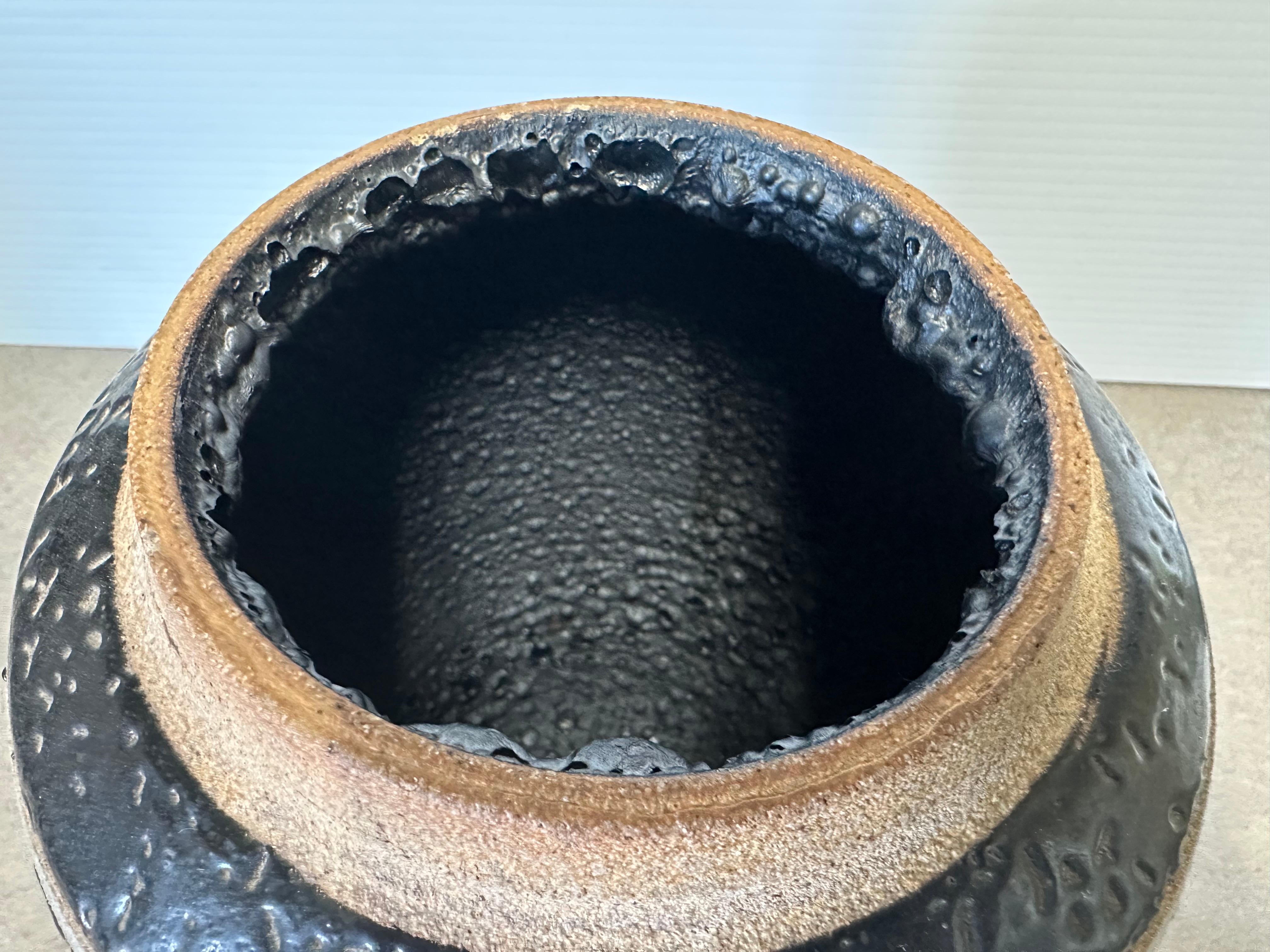 Large MCM Studio Pottery Vase - Signed en Bueno estado para la venta en San Diego, CA
