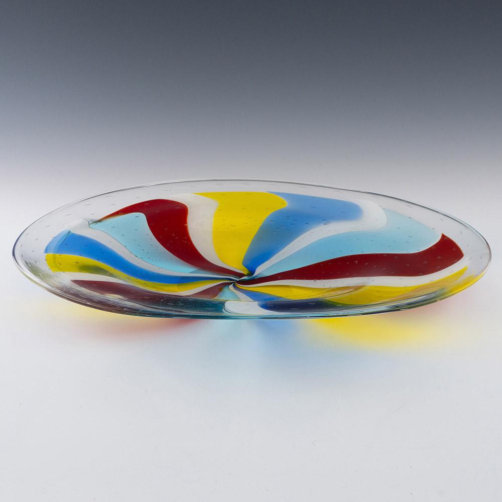 Caricatore grande in vetro Mdina Glass di Olivia Said In condizioni buone in vendita a Tunbridge Wells, GB