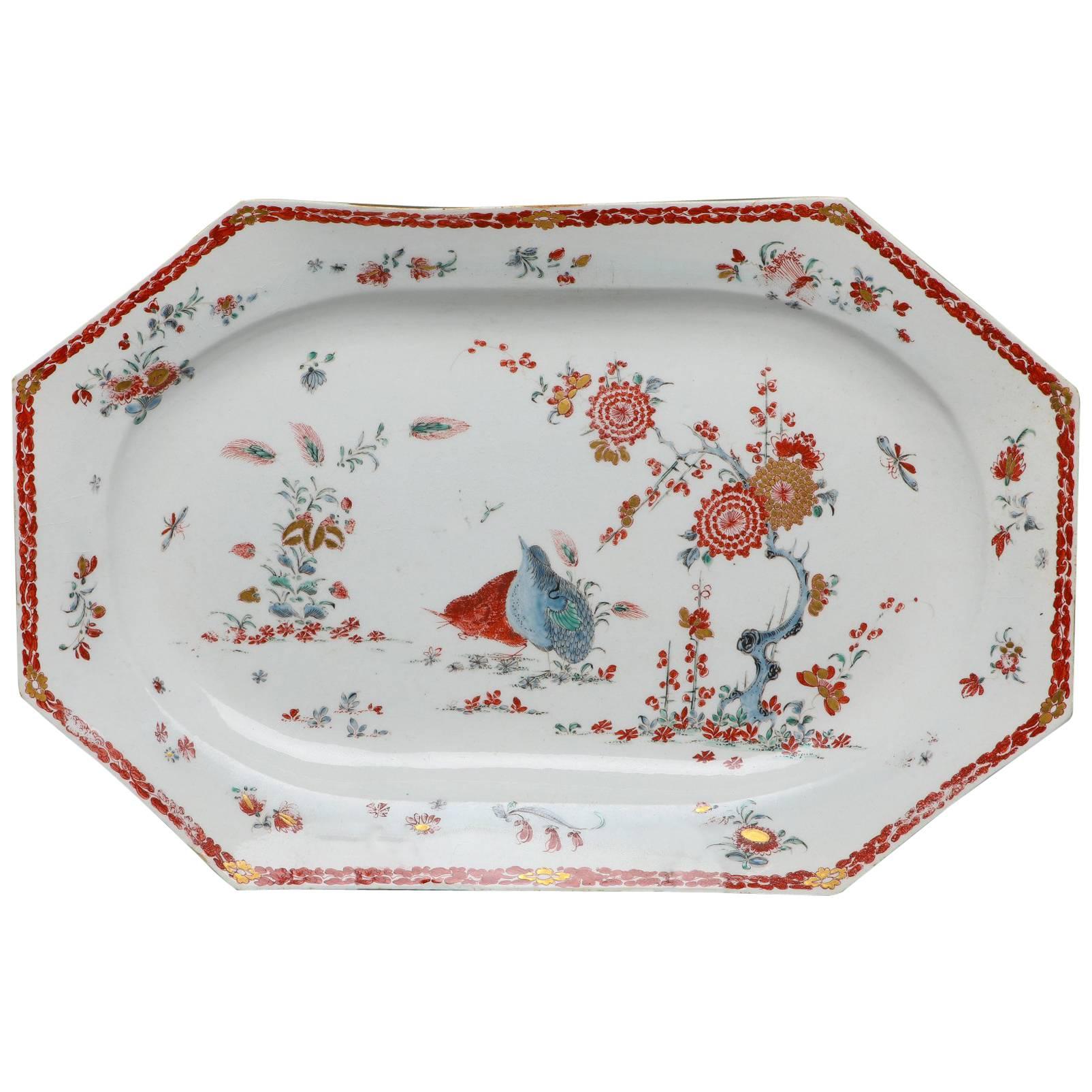 Bow Porcelain Dolphin Sweetmeat Dish For Sale at 1stDibs