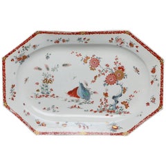 Large Meat Dish, Kakiemon Decoration, Bow Porcelain Factory, circa 1760