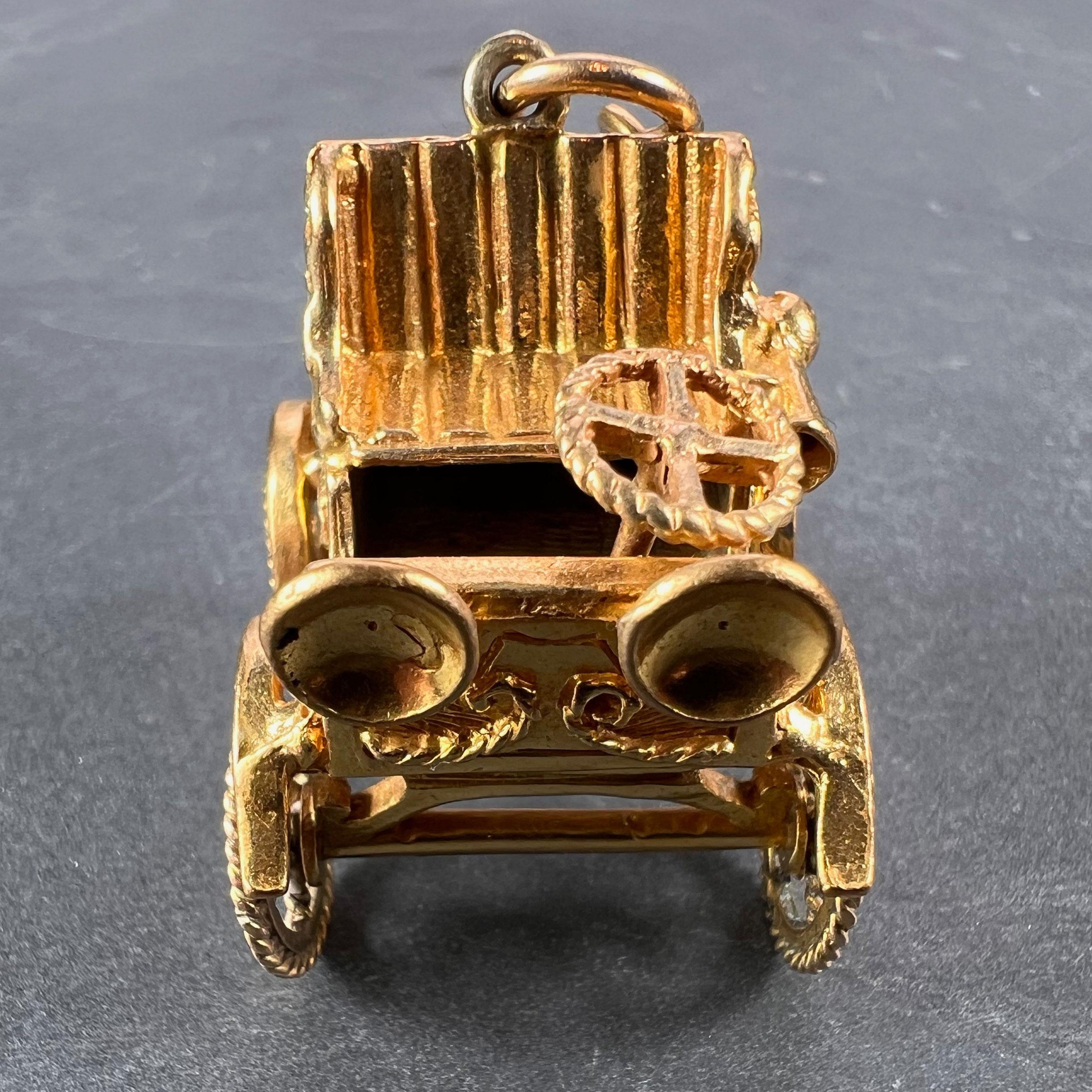 old gold car