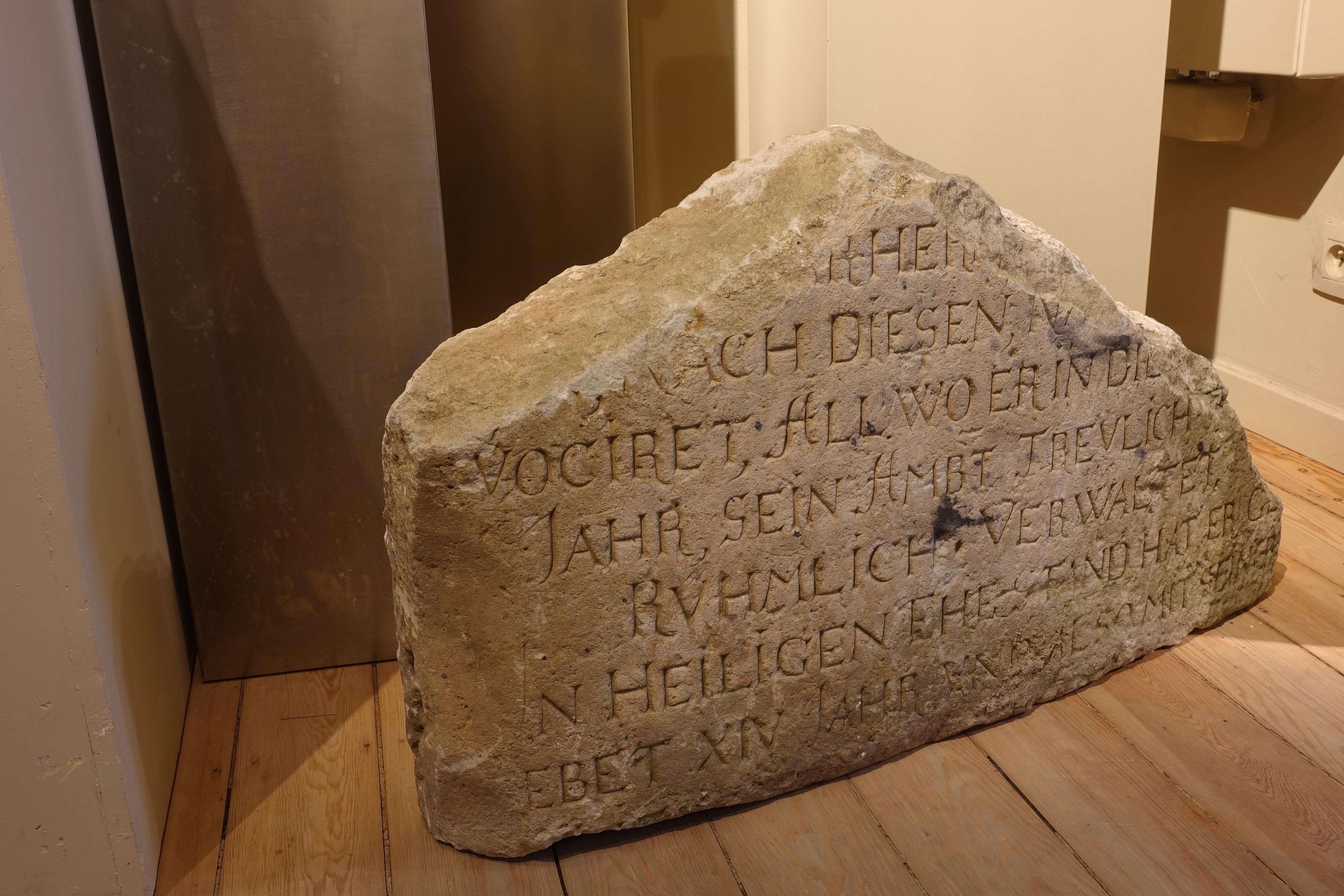 Carved Large Medieval inscription  For Sale