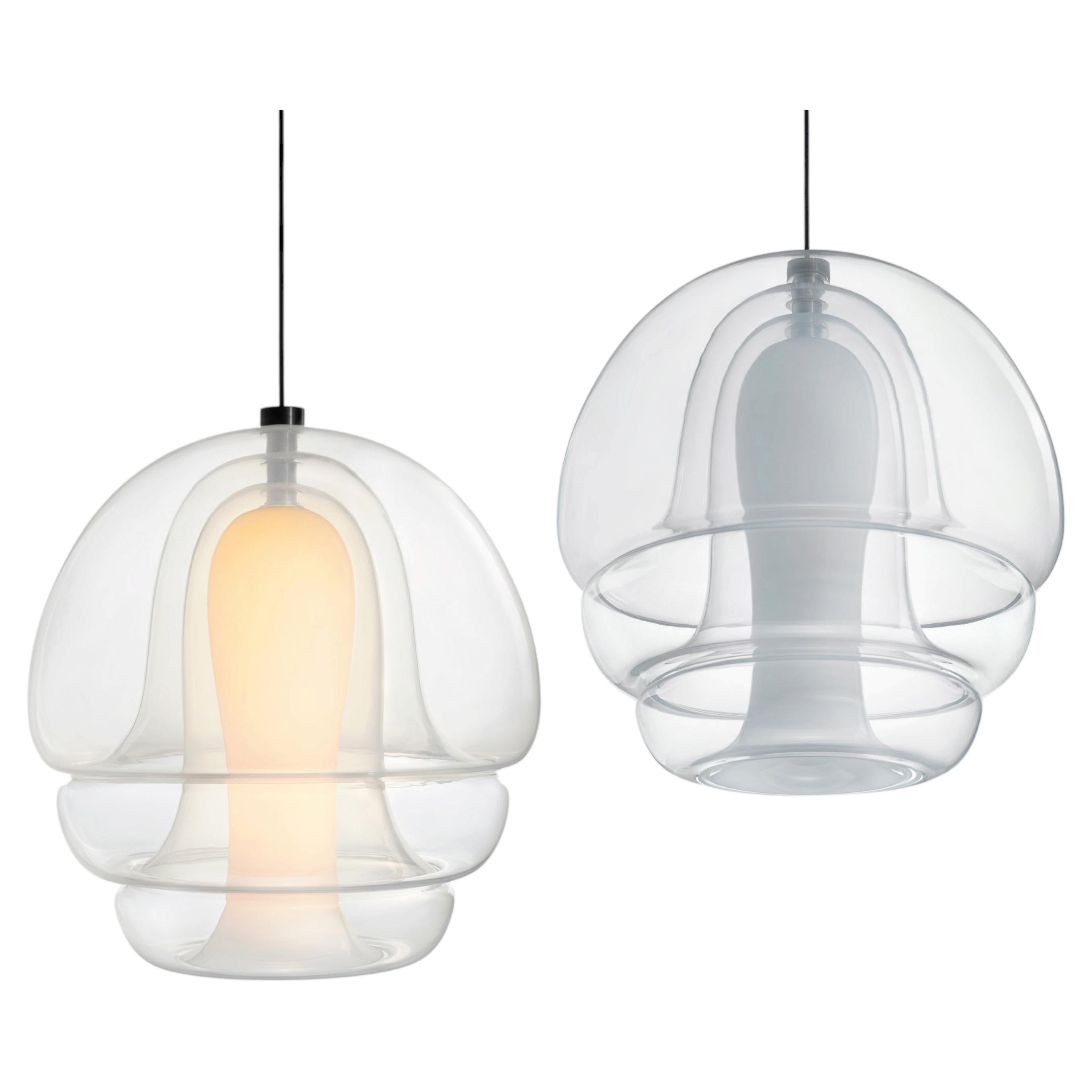 Large Medusa Mouthblown Glass Pendant Lamp by Carlo Nason for Established & Sons