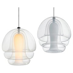 Large Medusa Mouthblown Glass Pendant Lamp by Carlo Nason for Established & Sons