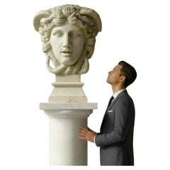 Large Medusa Rondanini, marble sculpture, 80 cm