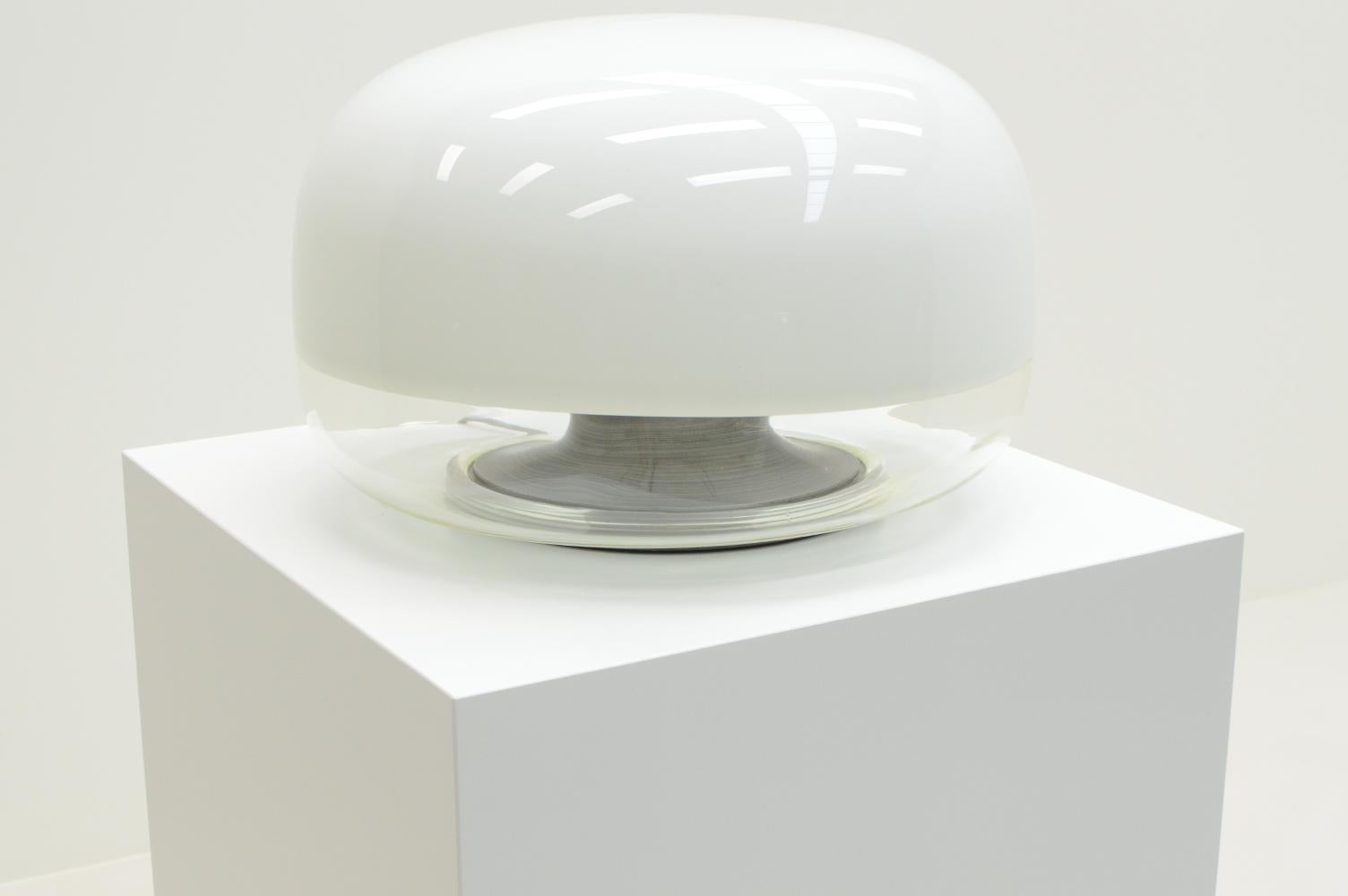Murano Glass Large Medusa table lamp by Roberto Pamio for Leucos, 1960s Italy.