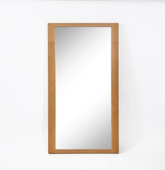 Large MEIER/FERRER Schematic Mirror in Solid Teak