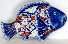 Large Meiji Imari Fish Plate, VI