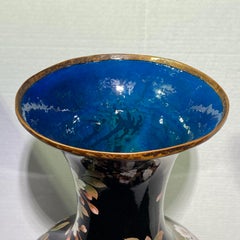 Large Meiji Period Japanese Cloisonné Vase