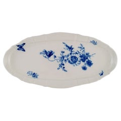 Grand plat à poisson de Meissen en porcelaine peinte à la main, début du 20ème siècle