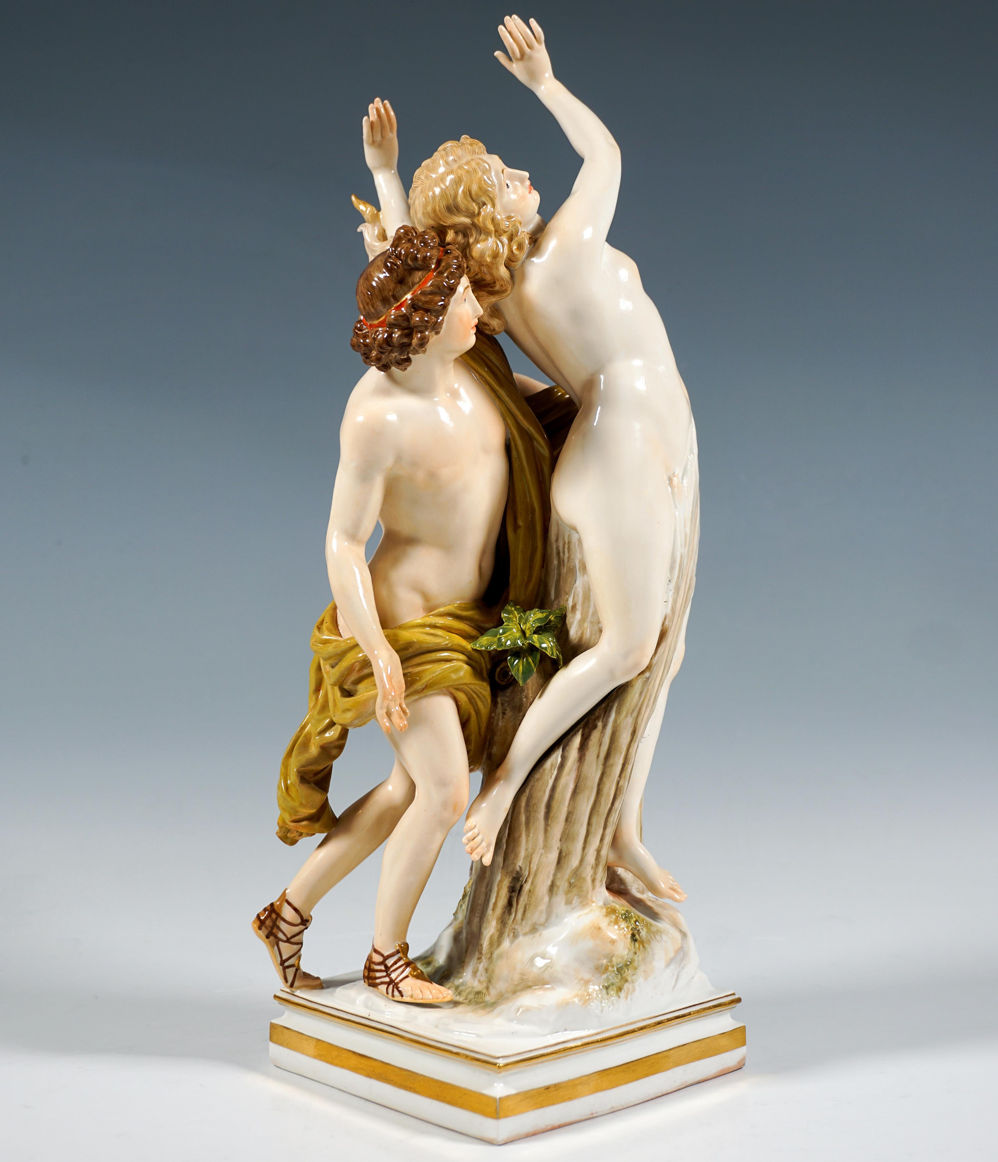 Gran grupo de figuras de porcelana de Meissen 
