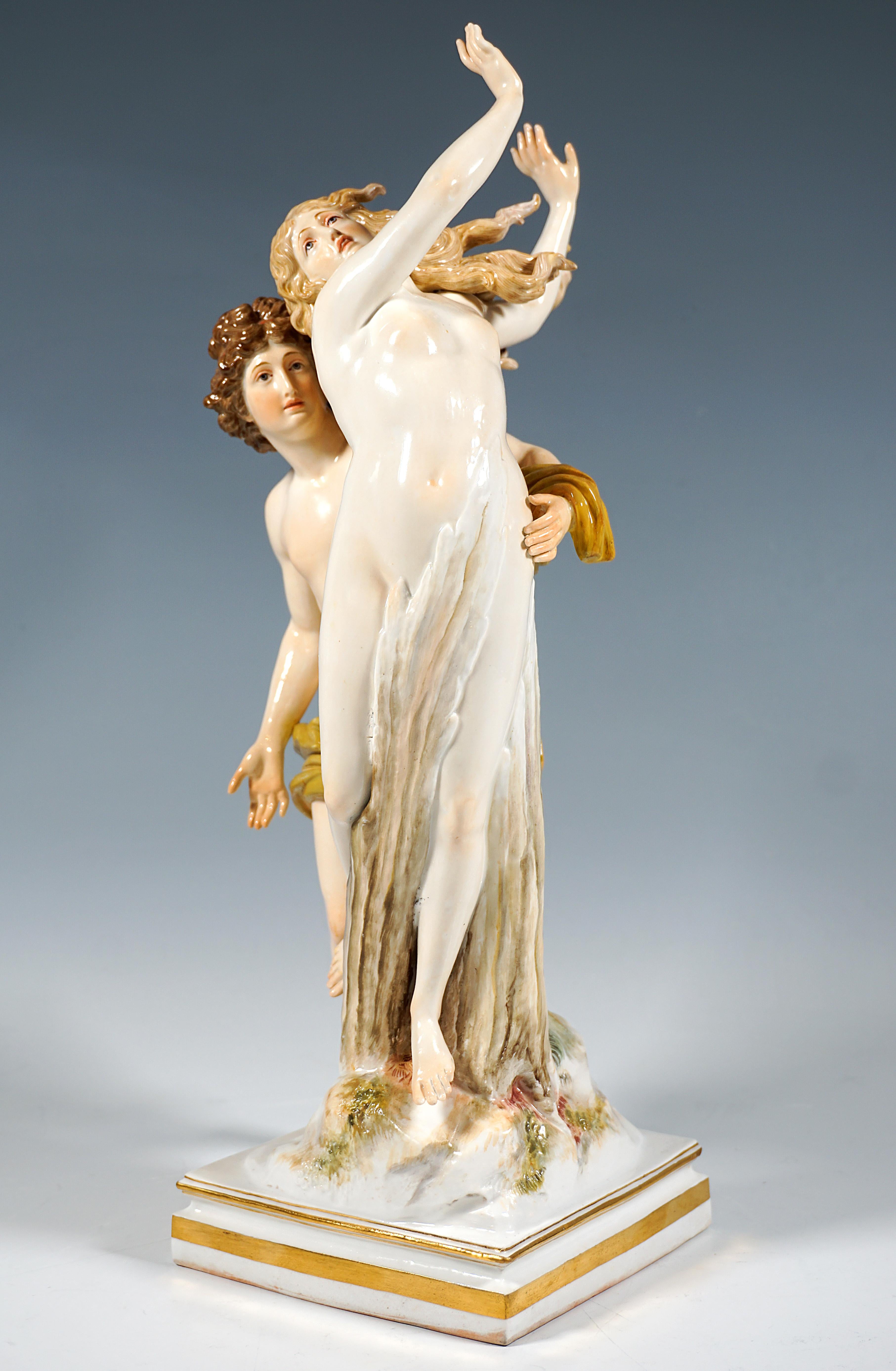 Gran grupo de figuras de porcelana de Meissen 