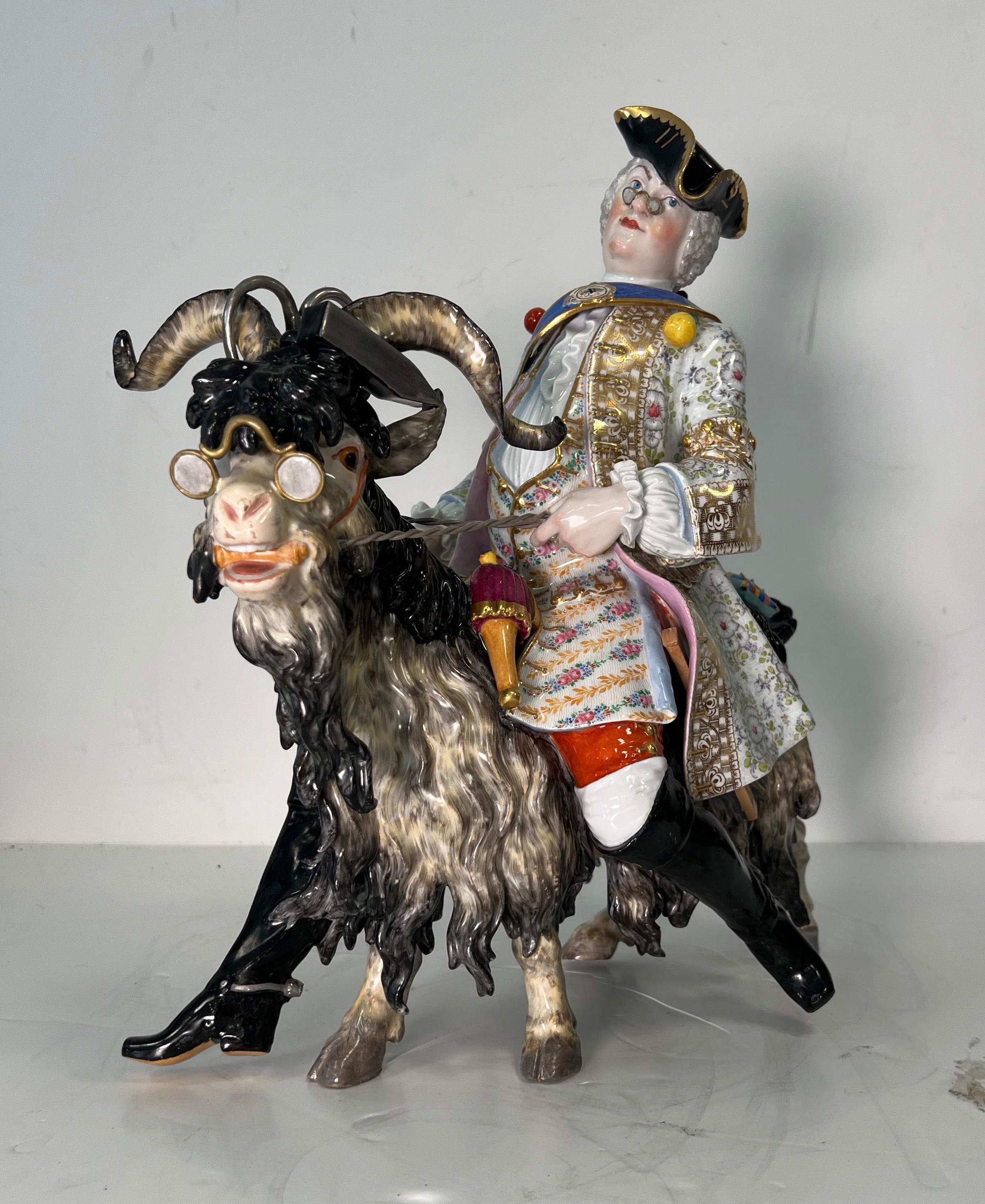 Autre Grand groupe en porcelaine de Meissen représentant le 